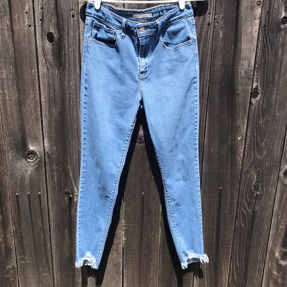 Levi's Denim - Levi’s High Rise Skinny Raw Hem Jeans